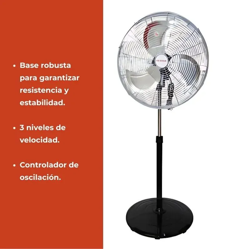 YD20MP VENTILADOR 20" DE PEDESTAL-YUDHA