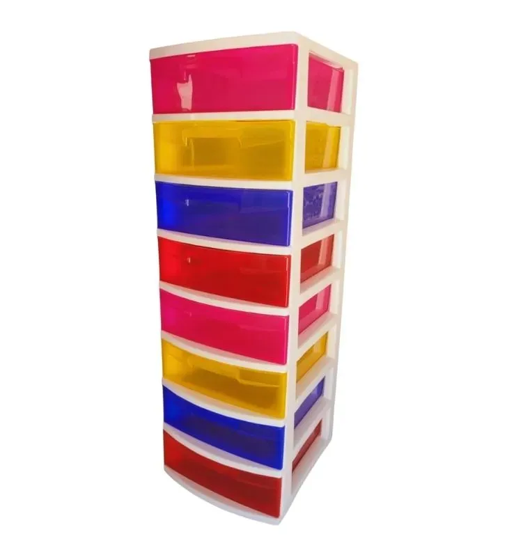 CAJONERA MEDIANA 8 NIVELES COLORES