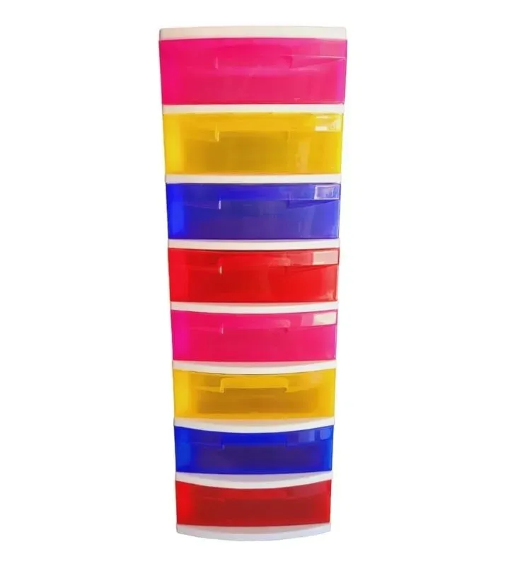 CAJONERA MEDIANA 8 NIVELES COLORES