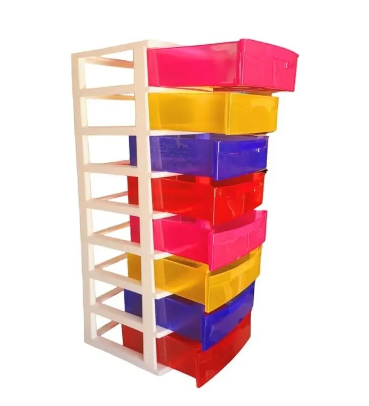 CAJONERA MEDIANA 8 NIVELES COLORES