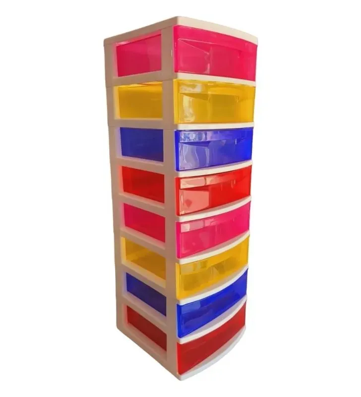 CAJONERA MEDIANA 8 NIVELES COLORES