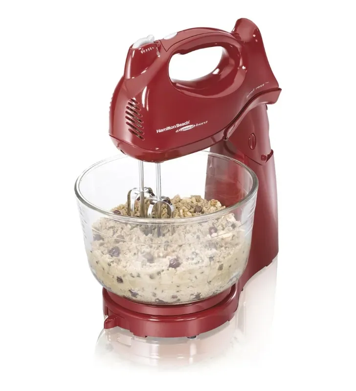 BATIDORA CON PEDESTAL ROJA-HAMILTON BEACH