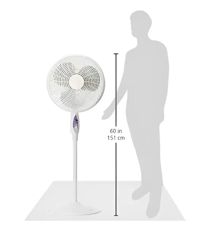 Ventilador 16" 3 en 1 Mytek 3123G1 – Pedestal, Escritorio y Pared
