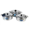 Set Tripleta Budineras Acmir 2000 (26, 28, 34 cm) – Aluminio Triple Fuerte