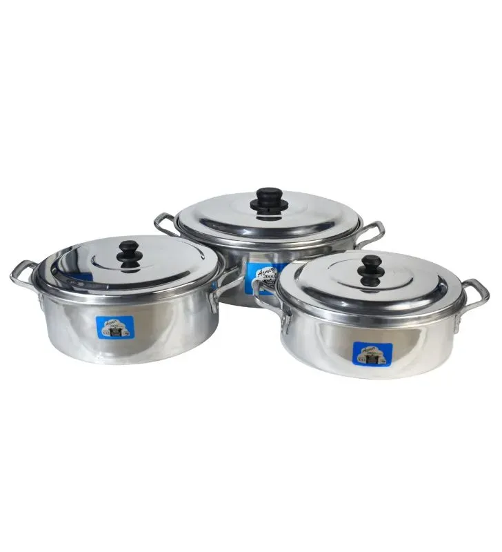 Set Tripleta Budineras Acmir 2000 (26, 28, 34 cm) – Aluminio Triple Fuerte