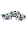 Set Tripleta Budineras Acmir 2000 (26, 28, 34 cm) – Aluminio Triple Fuerte