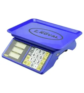 Báscula Comercial Digital Noval ECO-15 TN 20 kg – Azul