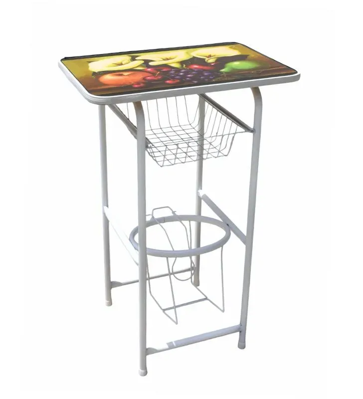 Portagarrafón con Frutero y Mesa Metálico frutas –  Tubogar