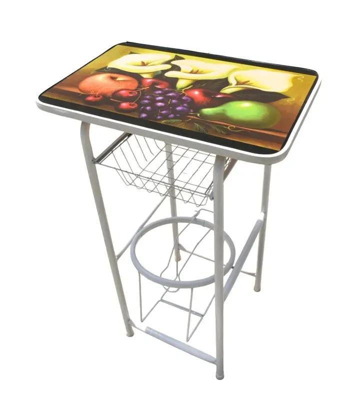 Portagarrafón con Frutero y Mesa Metálico frutas –  Tubogar