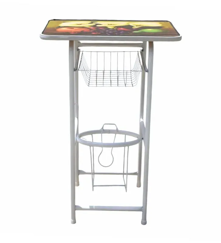 Portagarrafón con Frutero y Mesa Metálico frutas –  Tubogar
