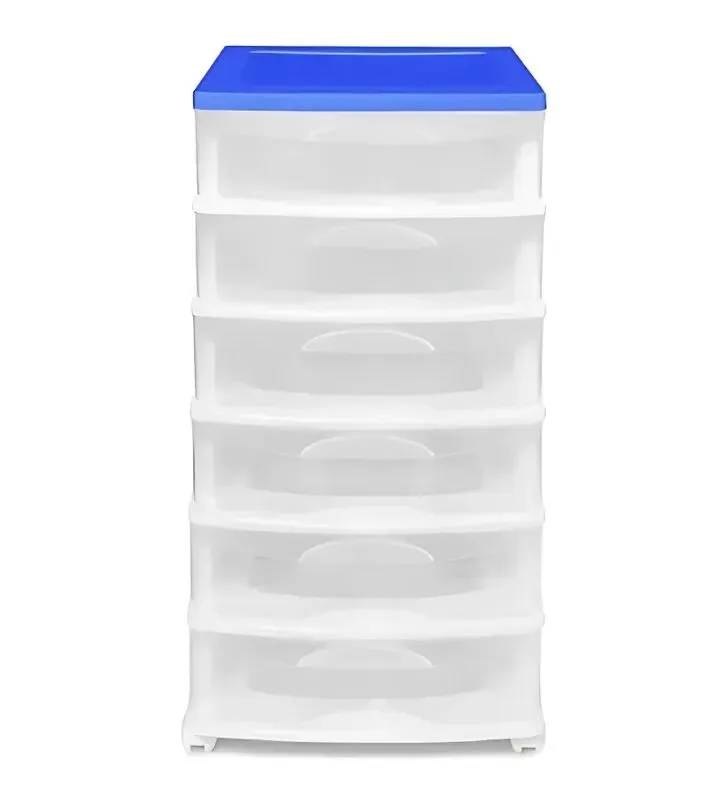 Cajonera con ruedas 6 cajones – Plástico compacto