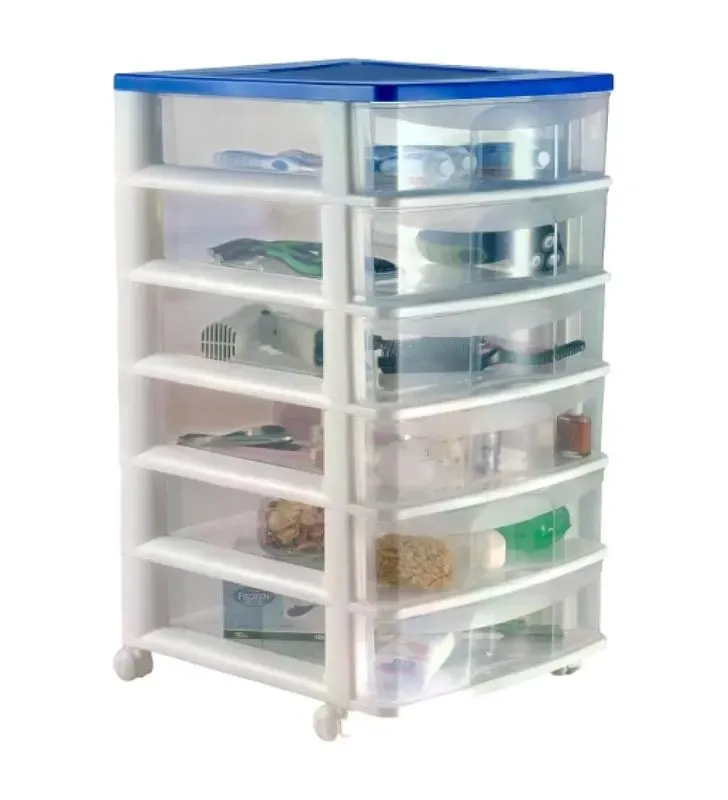 Cajonera con ruedas 6 cajones – Plástico compacto