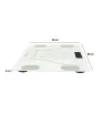 Báscula ADIR 10505 150 kg Bluetooth Plataforma de Cristal 26 cm