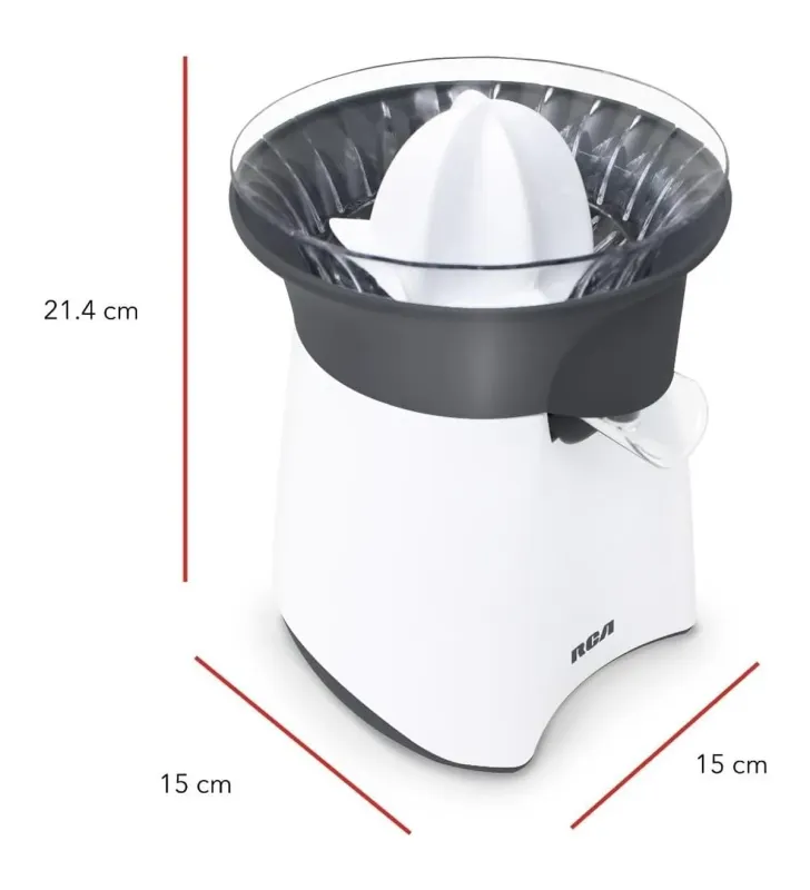 Exprimidor de Cítricos RCA RC-8004 – 30 W, Antigoteo, Compacto