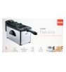 Freidora RCA RC-DF303 – 3L, 1500 W, Acero Inoxidable, Temperatura Ajustable