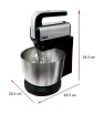 Batidora de Mano con Pedestal RCA RC-70 – 300 W, 5 Velocidades, Tazón de 3 L, Cabezal Inclinable