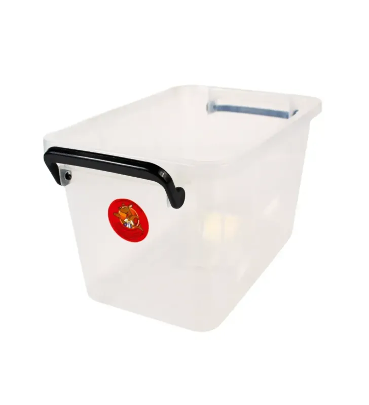 Caja Buenos Aires 5.6 L D'Novo – Plástico Transparente y Cierre Firme