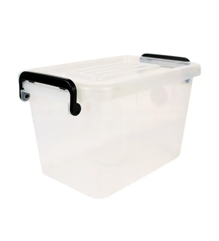 Caja Buenos Aires 5.6 L D'Novo – Plástico Transparente y Cierre Firme