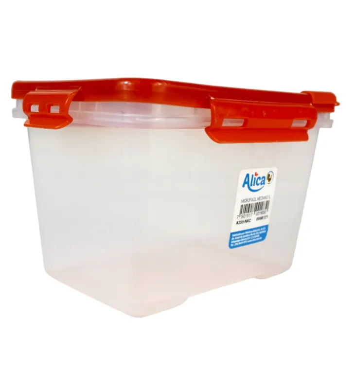 Recipiente Microfácil Alica A355 – 1 L, Tapa de Rosca con Respirador