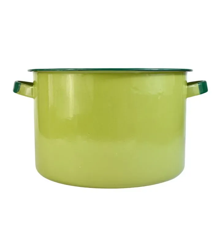 Olla Recta Cinsa 26 cm – 9 L Verde Milán con Tapa