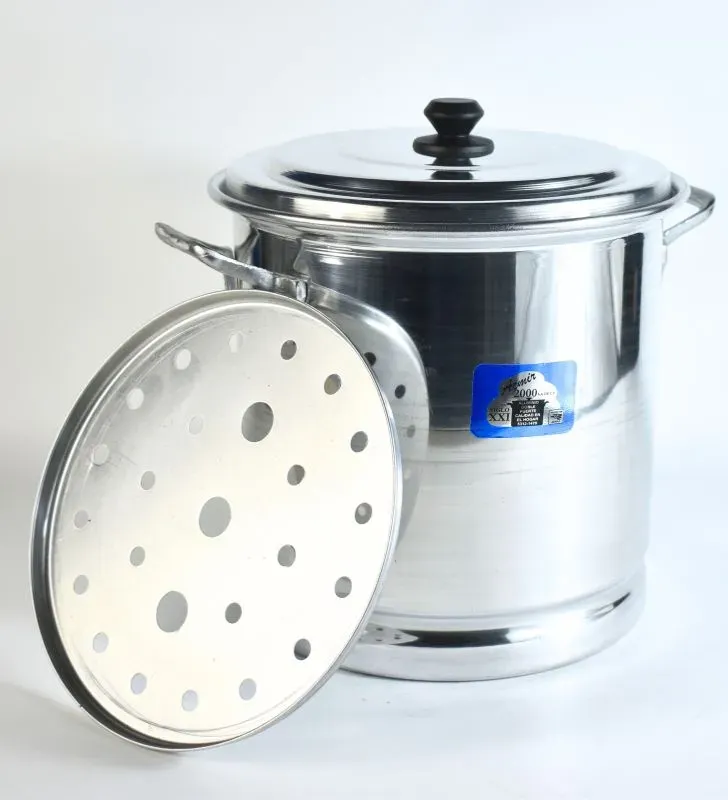 Vaporera Acmir 2000 No. 24 – Aluminio Doble, 10 L