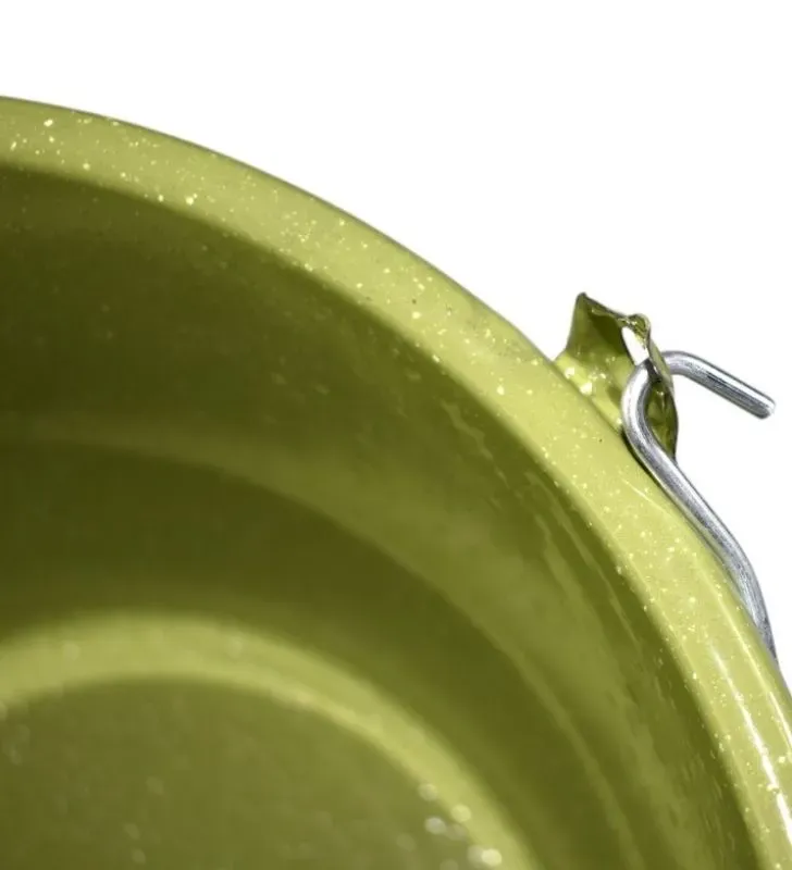 Olla No. 30 Prodesa Verde Jaspeado sin tapa – Resistente y de Gran Capacidad