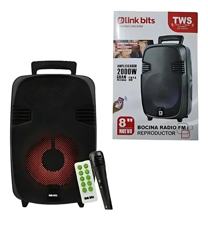 Bocina Link Bits SA890T – Potente, Portátil y Multifuncional