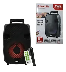 Bocina Link Bits SA890T – Potente, Portátil y Multifuncional