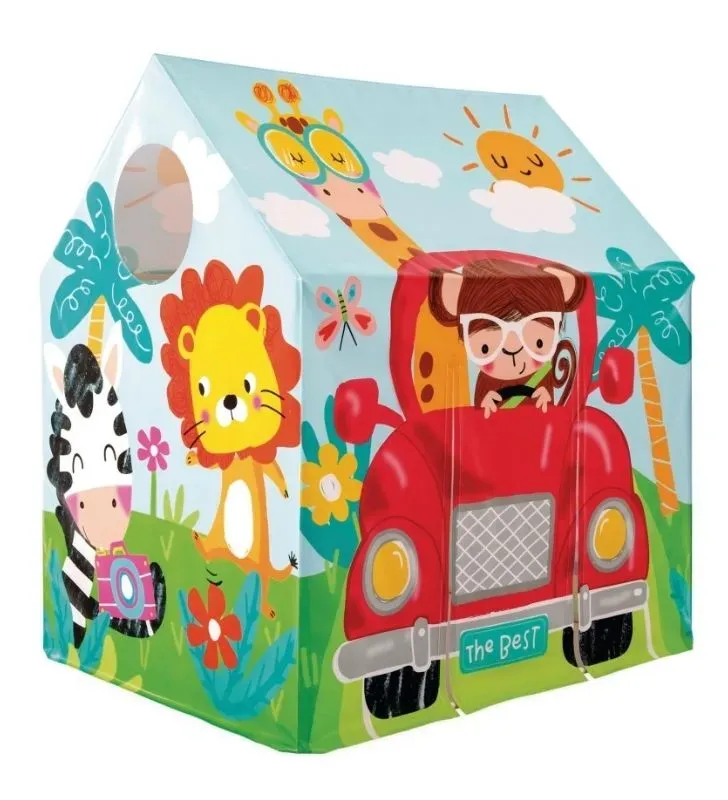 Casita Infantil de Tela Jungla Intex – Diversión Segura y Colorida para Niños