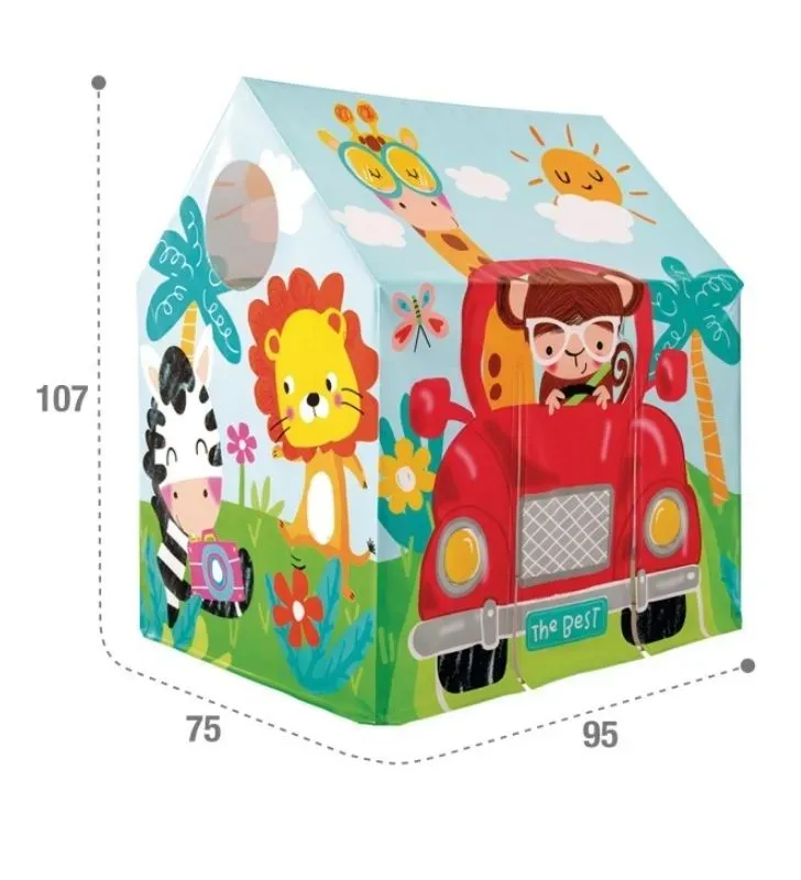 Casita Infantil de Tela Jungla Intex – Diversión Segura y Colorida para Niños