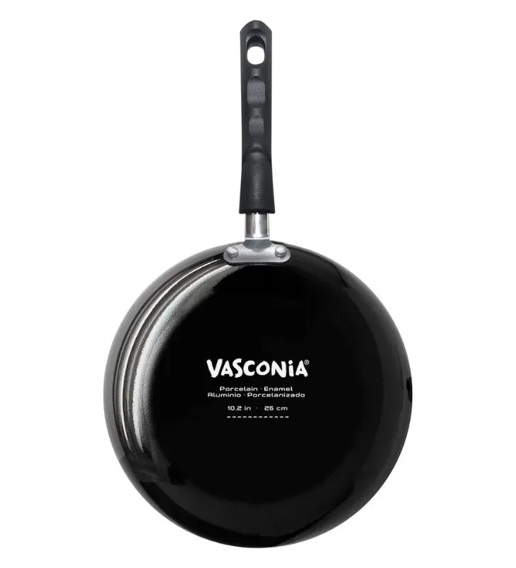 Sartén Vasconia 26 cm aluminio porcelanizado negro