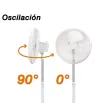 Ventilador pedestal Mytek 16” 3 velocidades 3197