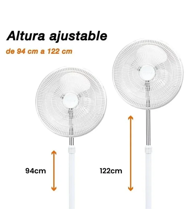 Ventilador pedestal Mytek 16” 3 velocidades 3197