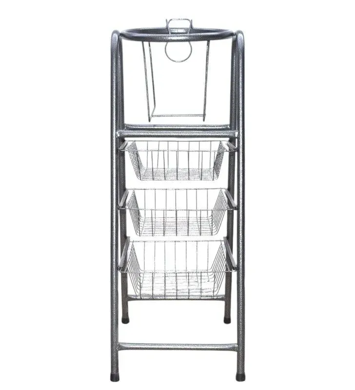 Portagarrafón pirámide silver metálico resistente