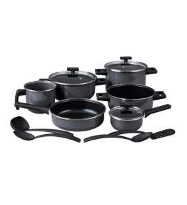 CINSA Duramax 13 Piezas – Antiadherente con Tapas de Vidrio