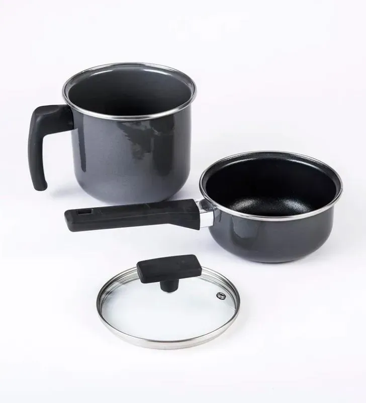 CINSA Duramax 13 Piezas – Antiadherente con Tapas de Vidrio