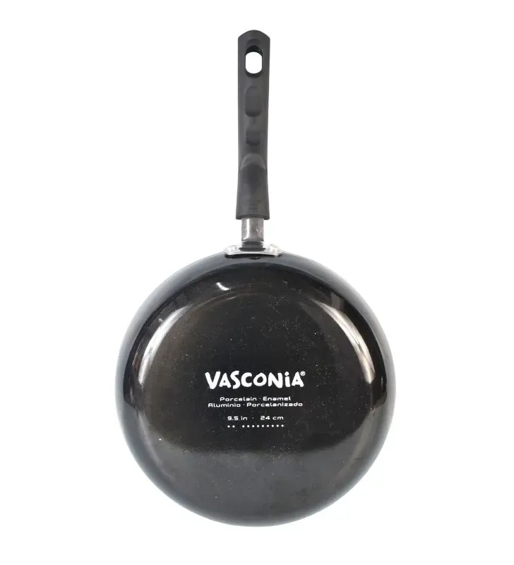 Sartén Vasconia 24 cm – Aluminio Porcelanizado Negro