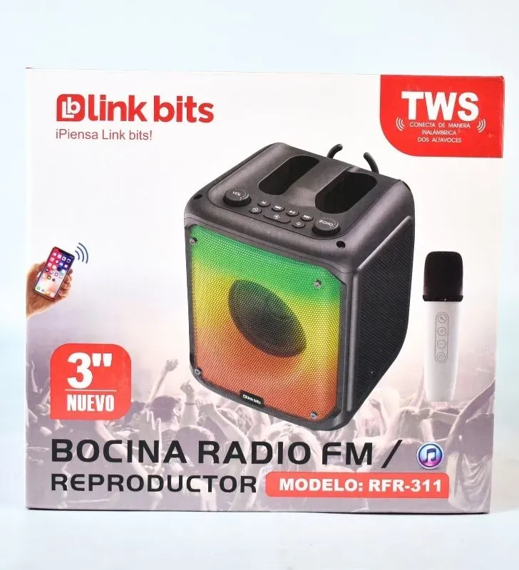 Bocina Link Bits SA316T – Potente y Portátil