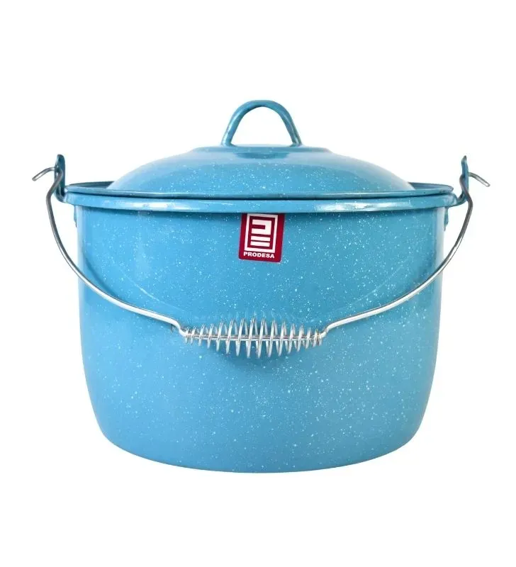 Olla Convexa Prodesa No. 26 de Peltre con Tapa