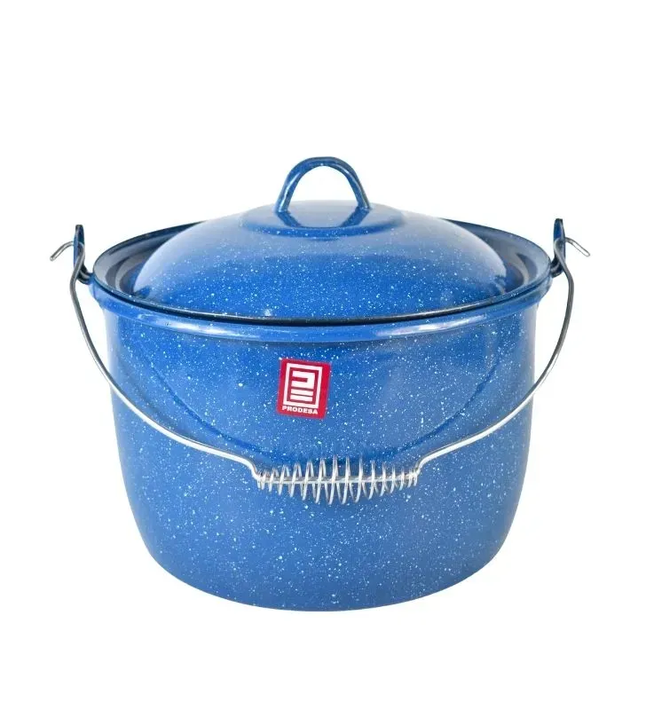 Olla Convexa Prodesa No. 26 Azul Zafiro – Peltre con Tapa