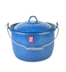 Olla Convexa Prodesa No. 26 Azul Zafiro – Peltre con Tapa