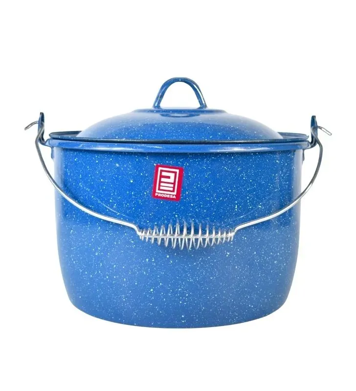 Olla Convexa Prodesa No. 26 Azul Zafiro – Peltre con Tapa