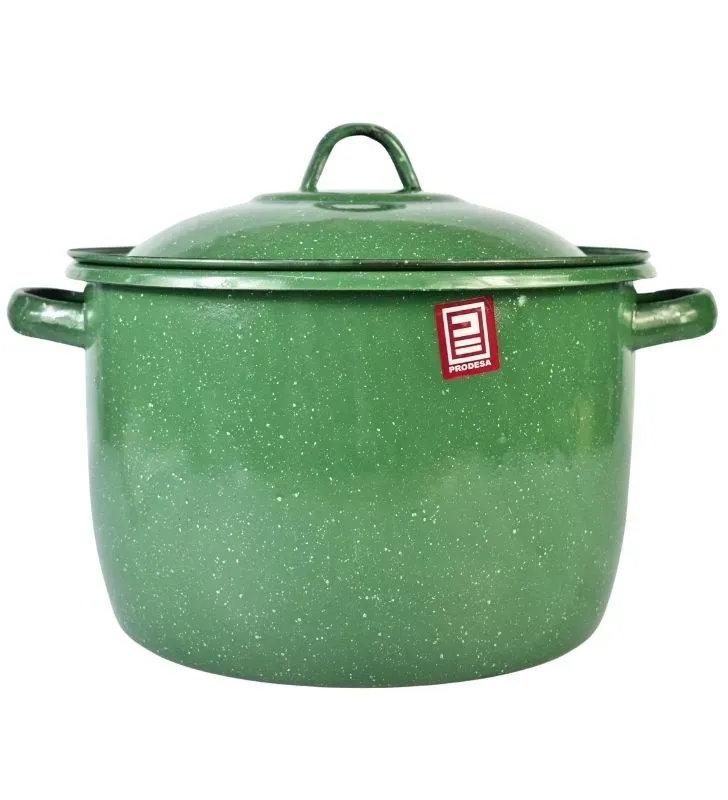 Olla Recta Prodesa No. 26 Esmeralda – Peltre con Tapa