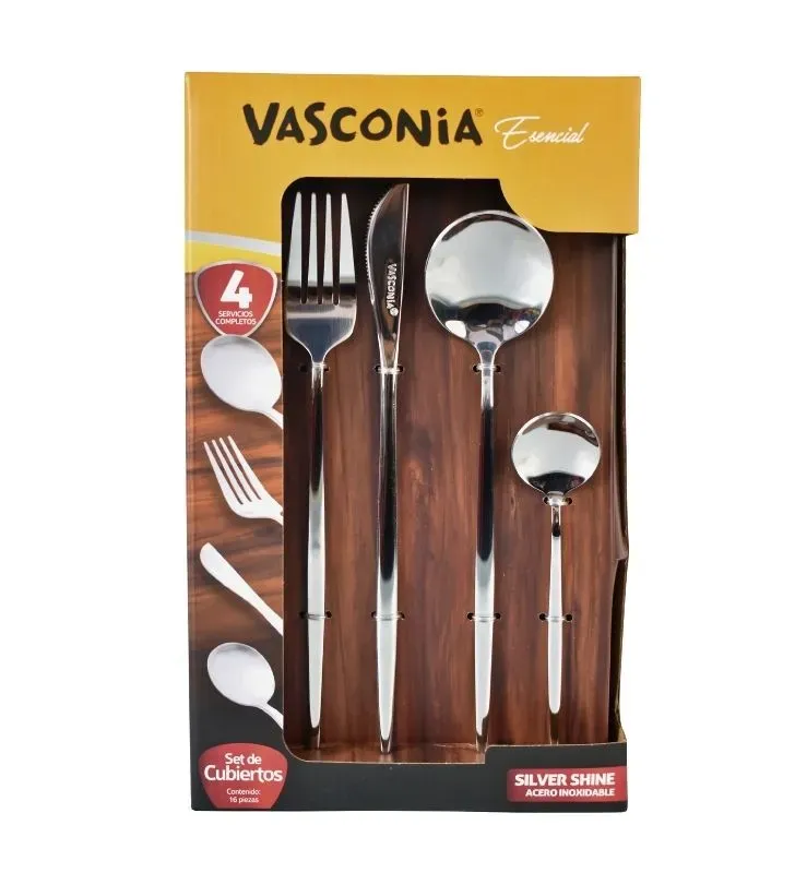 Set de Cubiertos Vasconia Esencial 16 Pz – PLA