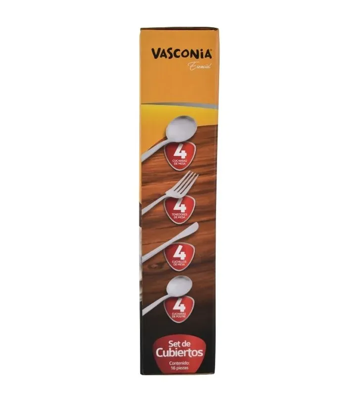Set de Cubiertos Vasconia Esencial 16 Pz – PLA