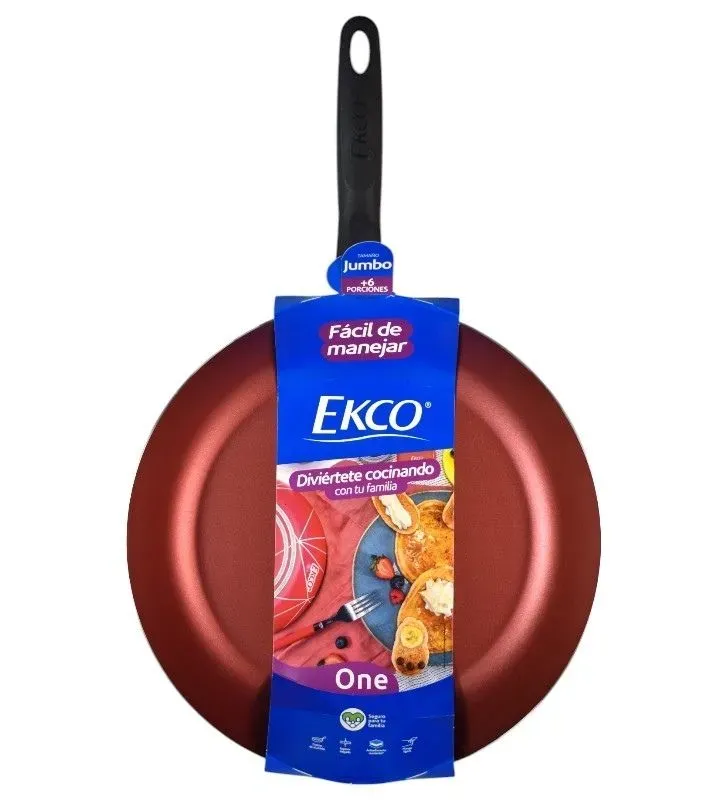 Sartén Ekco 30 cm PHT rojo 1.7 mm – Modelo 46477
