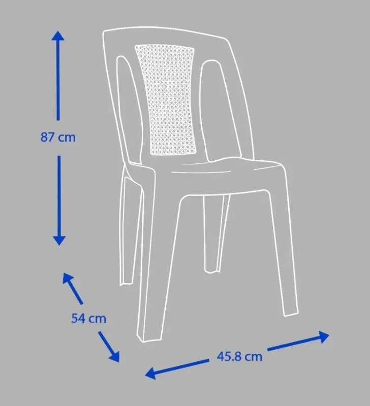Silla Aruba Duna Blanca – Resistente y Moderna