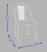Silla Aruba Duna Blanca – Resistente y Moderna