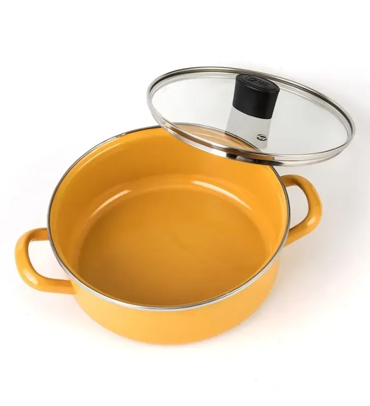 Budinera Recta 20 cm Praktica Amarillo – Cinsa