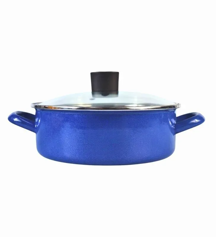 Budinera Recta 22 cm C/T Vidrio Novacero Azul Grafito – Cinsa